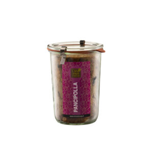 PanCipolla con cacao, semi di cacao e Cipolla di Certaldo essicata