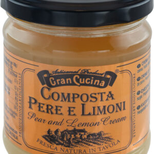 Composta di Pere e Limoni Vaso Vetro 220g