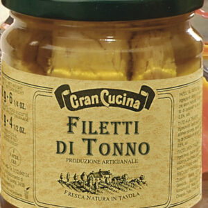 Filetti Di Tonno Olio Extra Vaso Vetro 185g