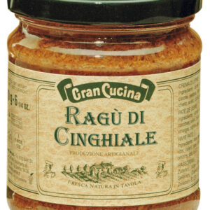 Ragù di Cinghiale Vaso Vetro 180g