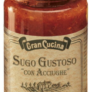 Sugo Gustoso Con Acciughe Vaso Vetro 180g